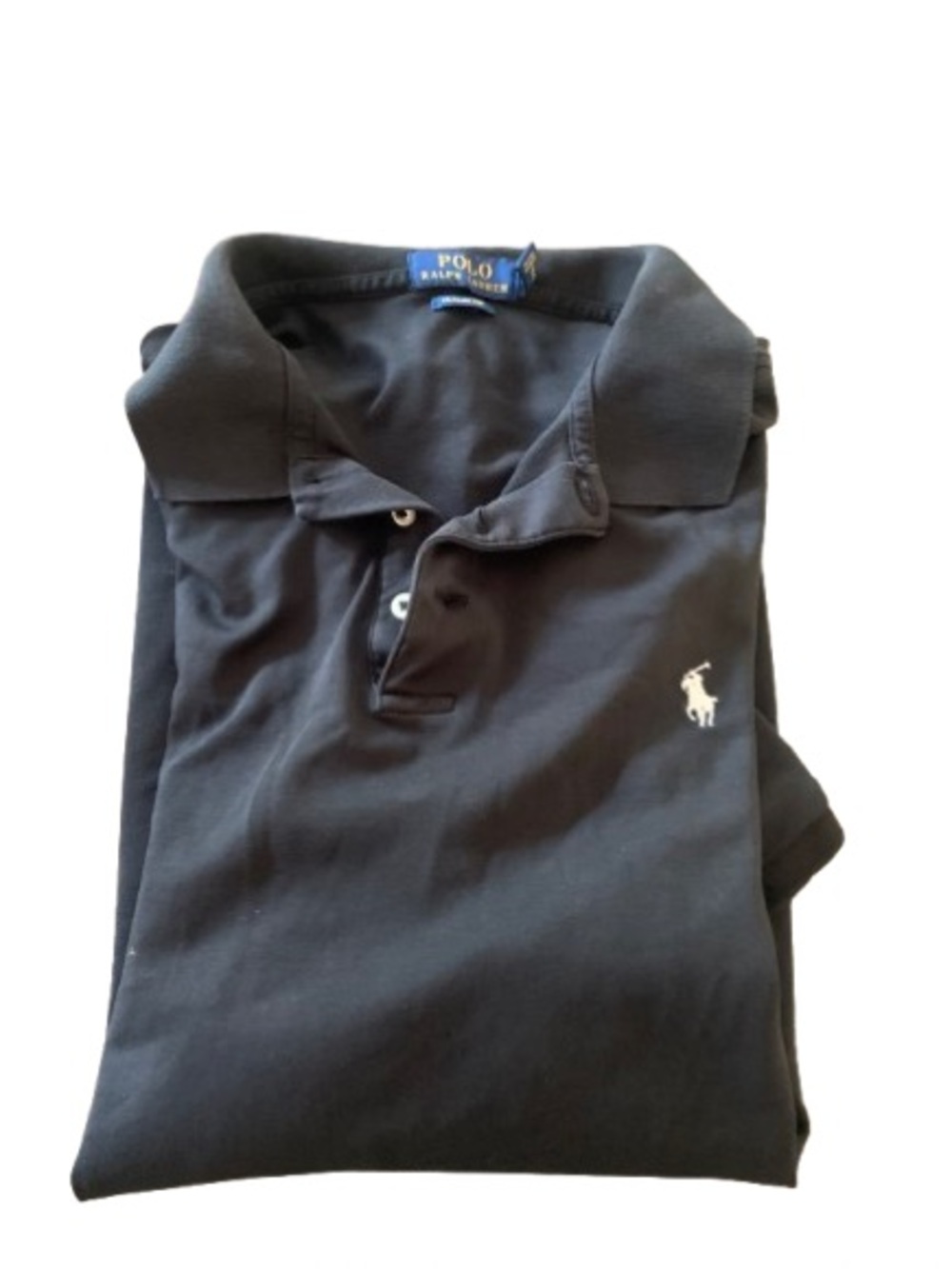 Polo Ralph Lauren Black Polo Shirt XL Classic Fit Mens